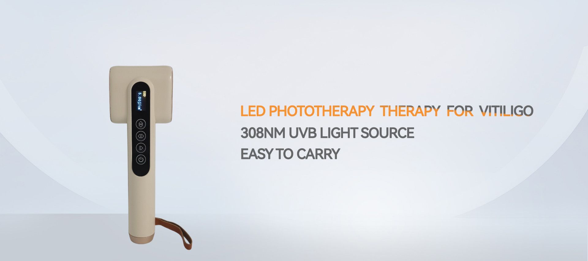 Handheld 308nm Target treatment uvb Phototherapy Lamp for Vitiligo