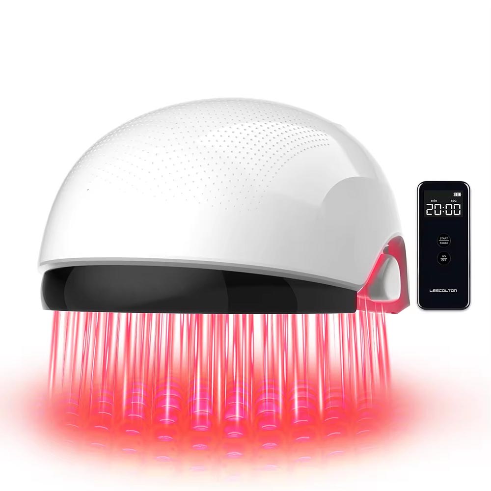 Anti-Hair Loss Treatment Hair Regrow Cap 650nm LLLT Wireless Hair Growth Helmet